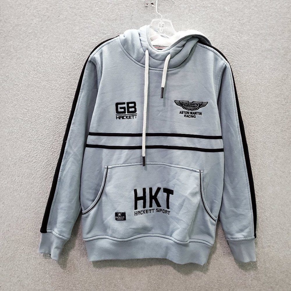 Hackett London Women Sweatshirt Large Blue Aston Martin Racing Limited Edition